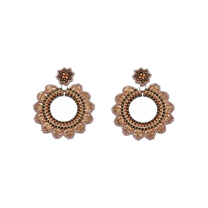 Schmuck in Gold/Braun