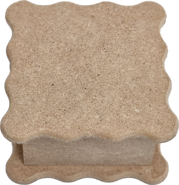 MDF Box - L 12cm / B 12cm / H 7cm