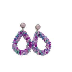 Ohrschmuck in Tropfenform - Multi/Gold