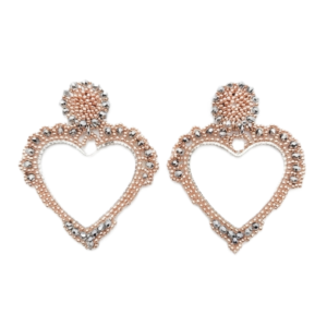 Herz-Ohrring im Romantik Look