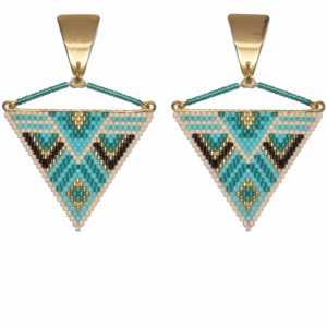 Ethno Ohrschmuck - Multi/Gold