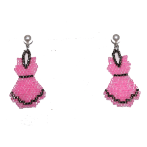 Ohrring - Kleid - Rosa