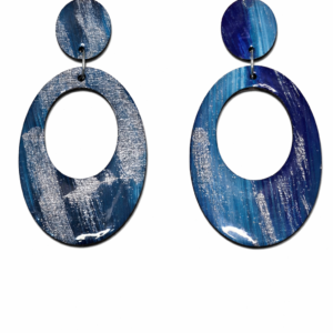 Handbemalter Statement Ohrschmuck