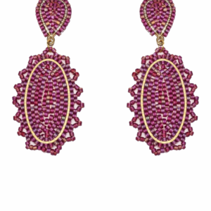 Boho-Chic Ohrring - Beerentöne