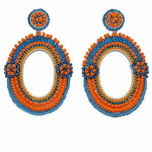 Ohrschmuck in tropischen Farben
