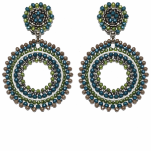 funkelnder Statement Ohrschmuck