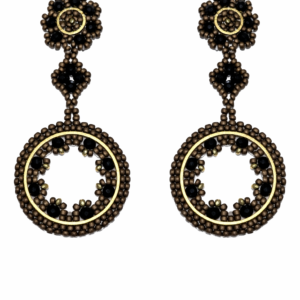 Eleganter Ohrschmuck - goldene Akzente