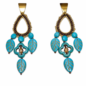 Natur inspirierter Ohrschmuck