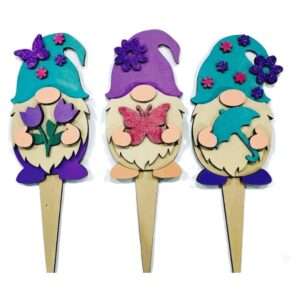 Frühlingswichtel 3er Set Blumenstecker