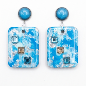 Azure Dream handgefertigter Design-Ohrhänger