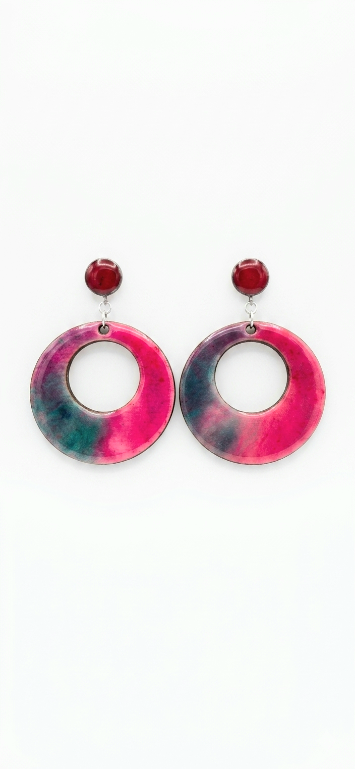 Art Piece " Pink Cosmic Circle"