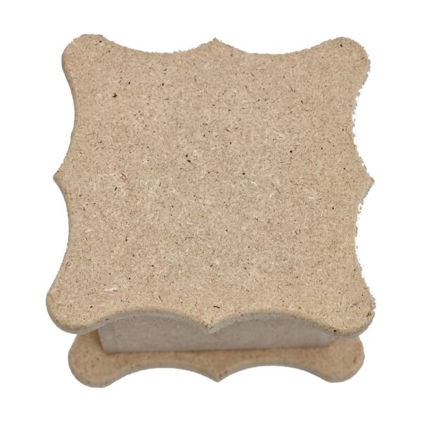 MDF-Schmuckbox Wellenrand (mittel)