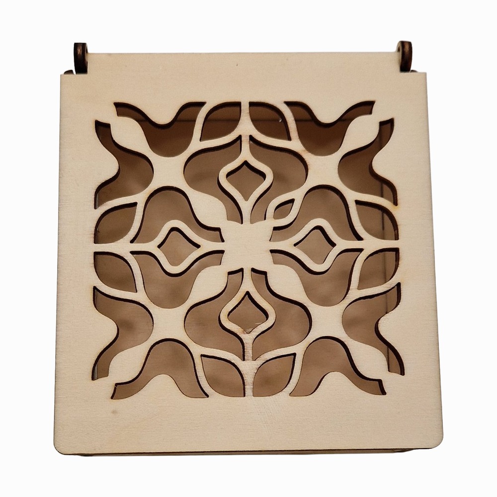 Holzbox mit Rehmotiv