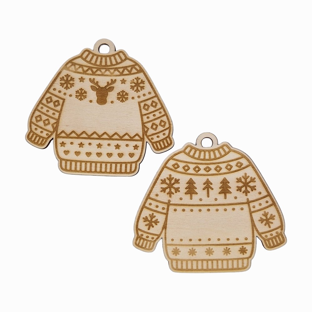 Weihnachtsanhänger Cozy Winter, 6er-Set (Ansicht 2)