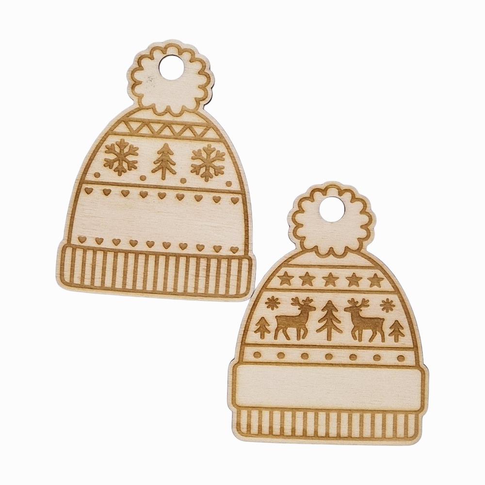 Weihnachtsanhänger Cozy Winter, 6er-Set (Ansicht 3)