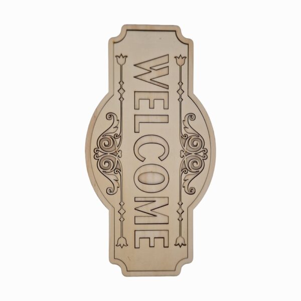 Schild WELCOME