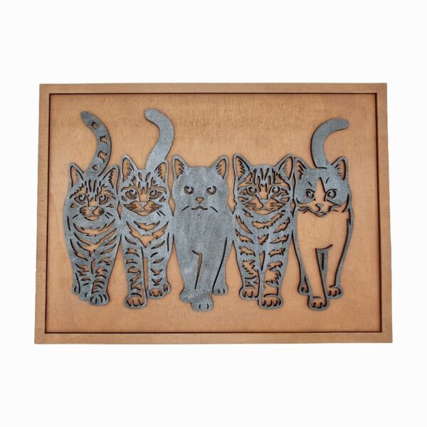 Wandbild Katzen