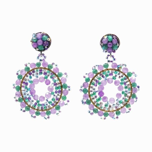 Mandala Ohrschmuck "Zaubergarten"